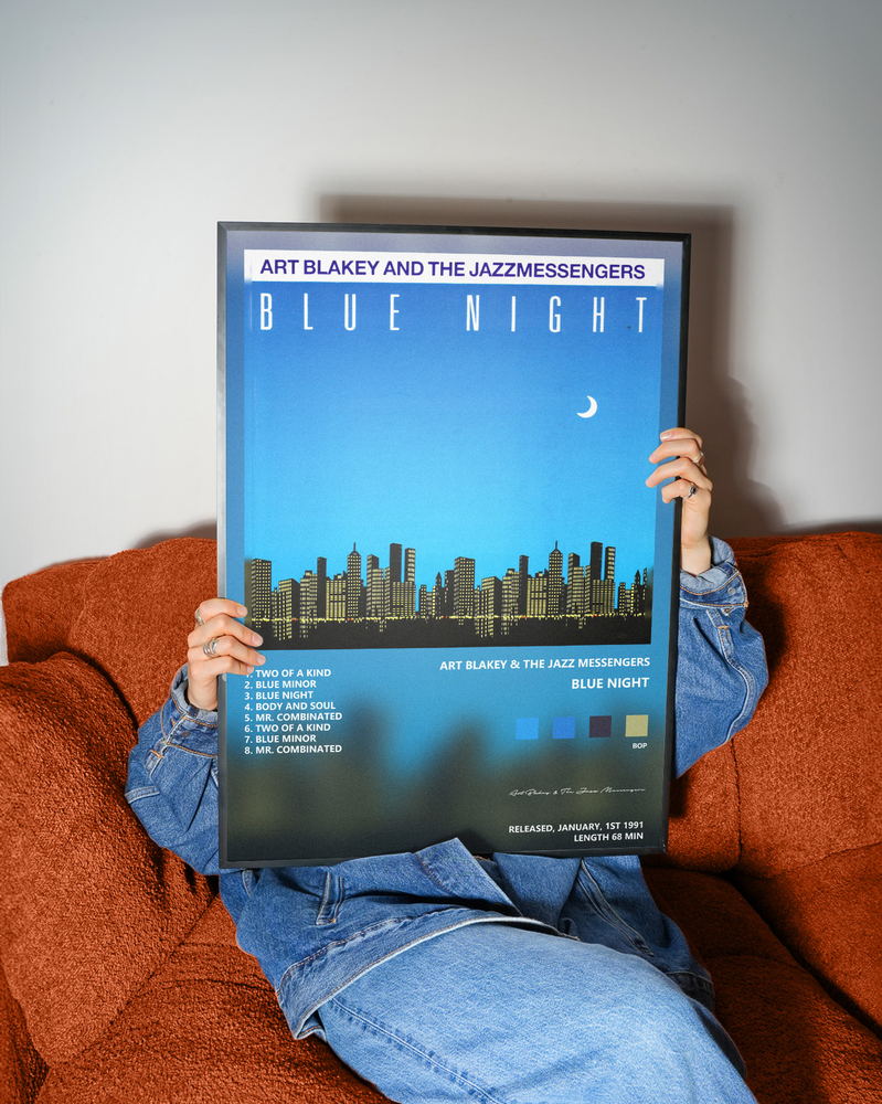Music poster: Art Blakey The Jazz Messengers - Blue Night