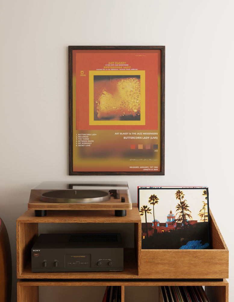 Music poster: Art Blakey The Jazz Messengers - Buttercorn Lady Live
