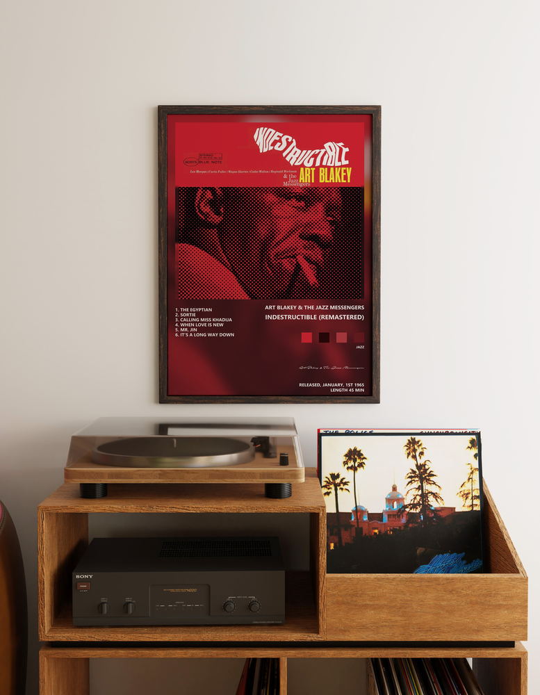 Music poster: Art Blakey The Jazz Messengers - Indestructible Remastered