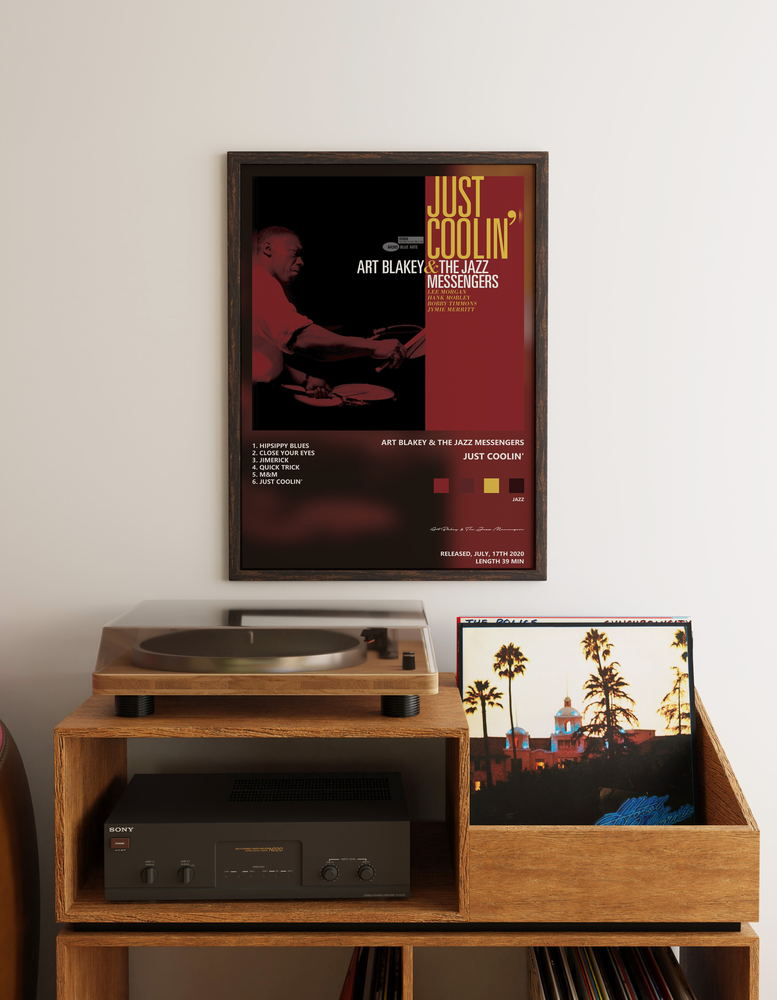 Music poster: Art Blakey The Jazz Messengers - Just Coolin