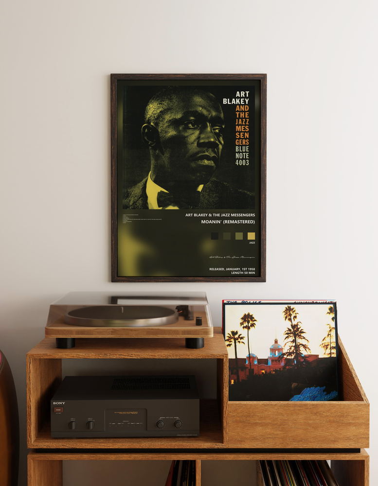 Music poster: Art Blakey The Jazz Messengers - Moanin Remastered