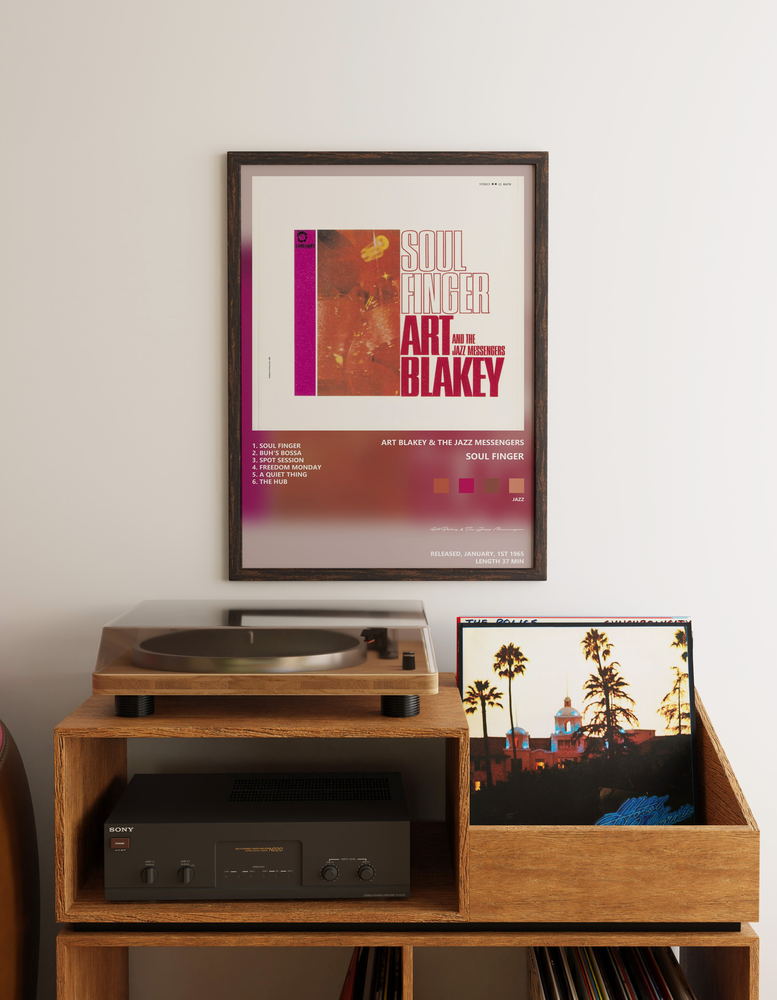 Music poster: Art Blakey The Jazz Messengers - Soul Finger