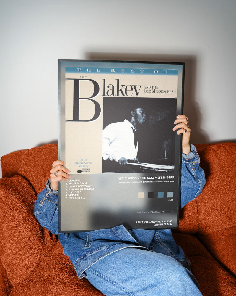 Music poster: Art Blakey The Jazz Messengers - The Best of Art Blakey and the Jazz Messengers The Blue Note Years