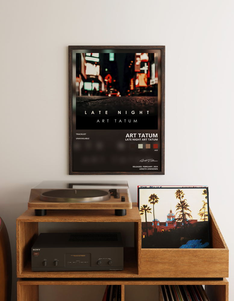 Music poster: Art Tatum - Late Night Art Tatum