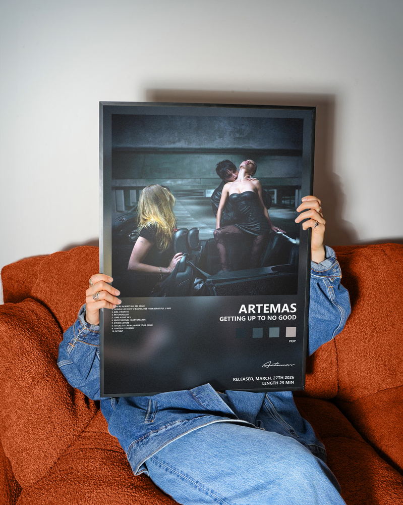 Music poster: Artemas - getting up to no good