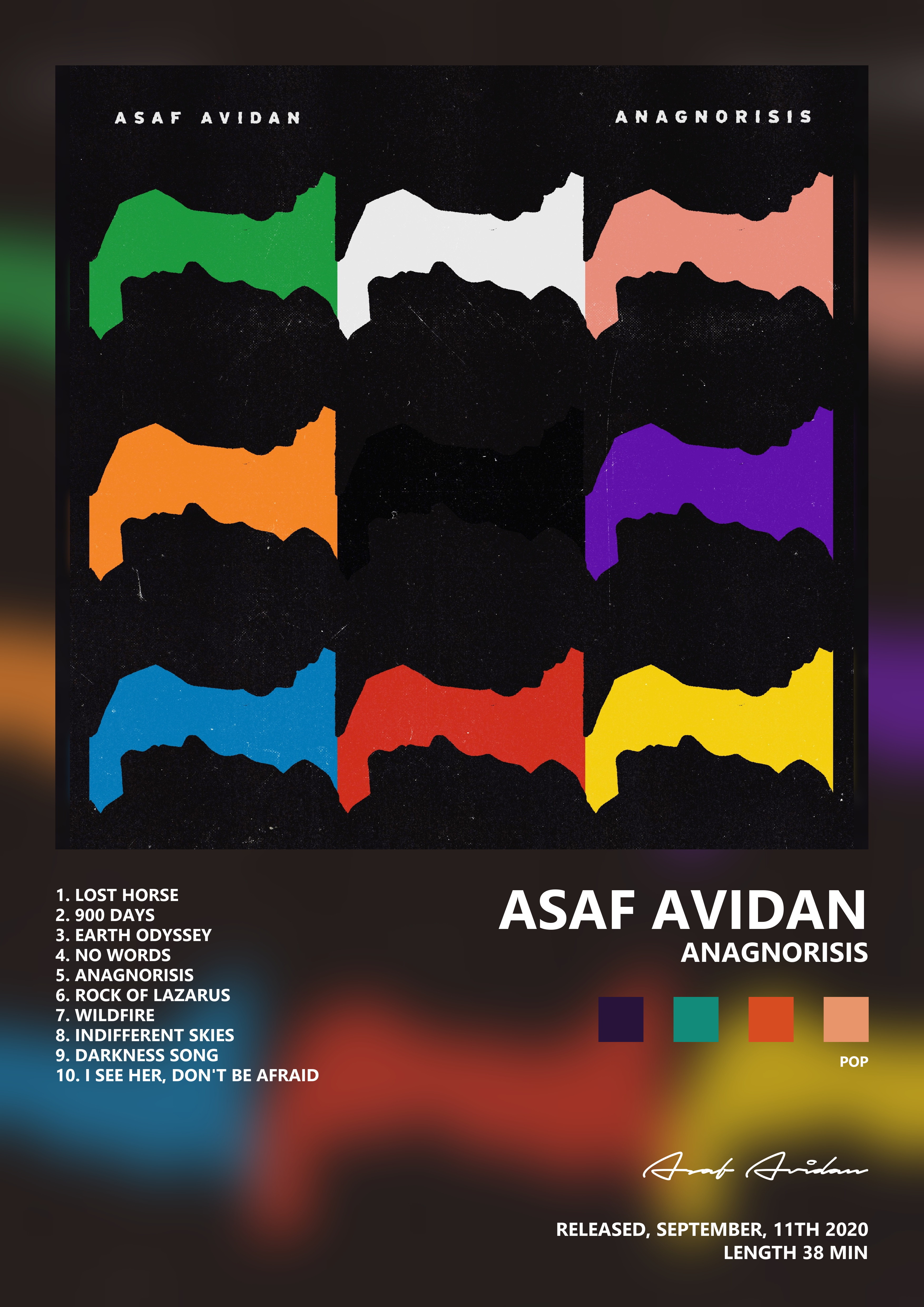 Music poster: Asaf Avidan - Anagnorisis