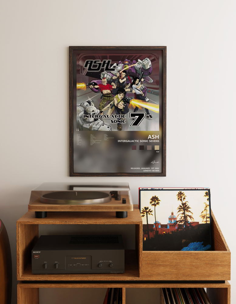 Music poster: Ash - Intergalactic Sonic Sevens