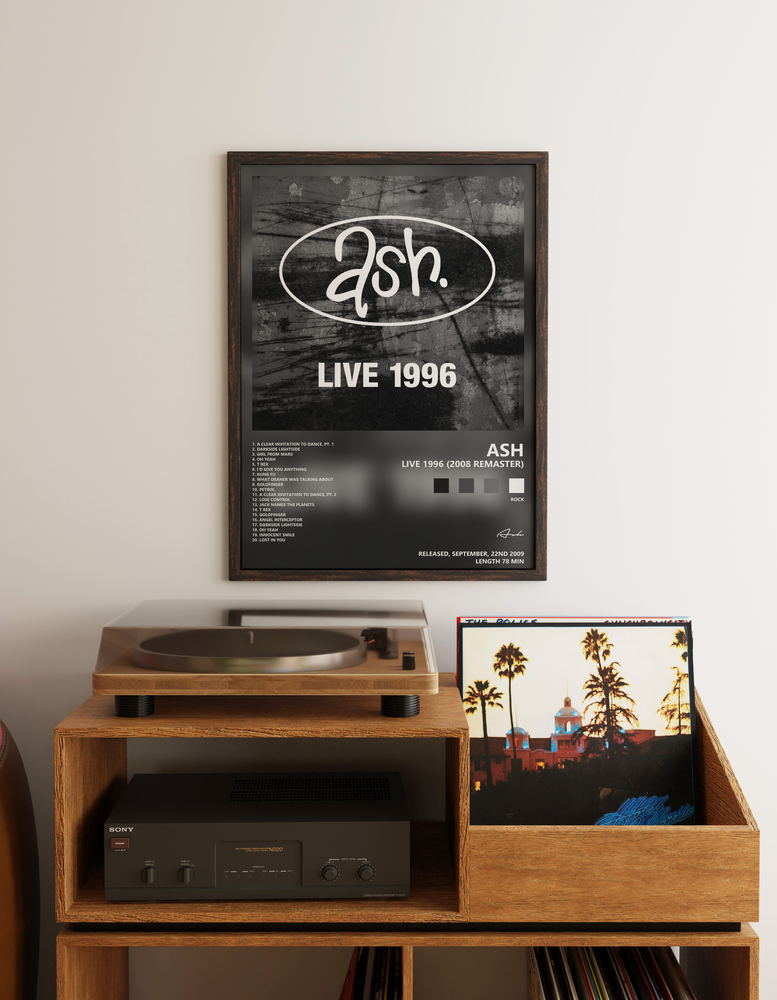 Music poster: Ash - Live 1996 2008 Remaster