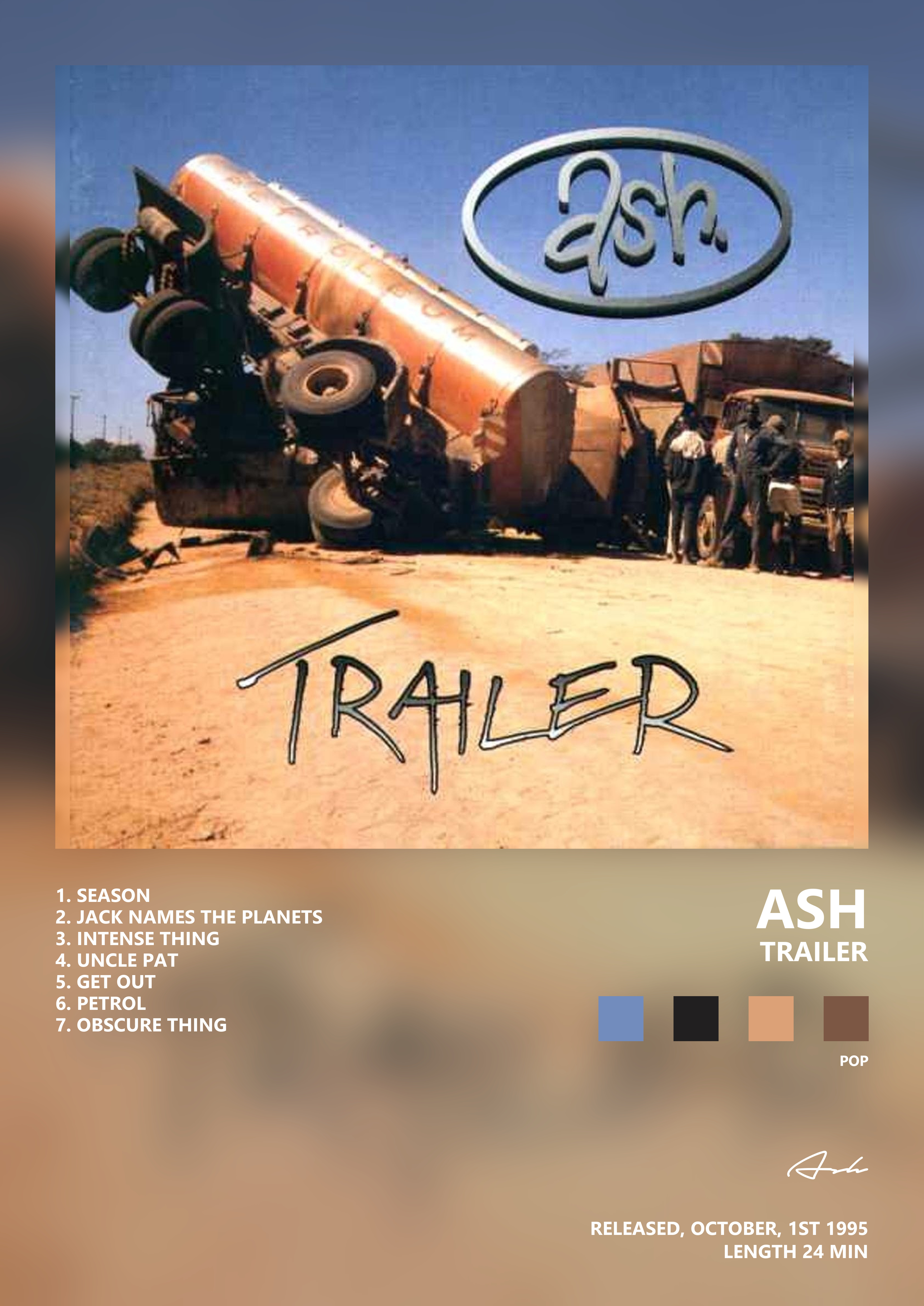 Music poster: Ash - Trailer