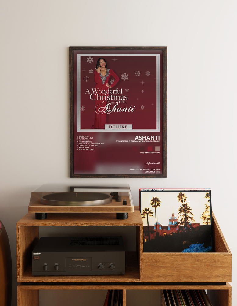 Music poster: Ashanti - A Wonderful Christmas With Ashanti Deluxe