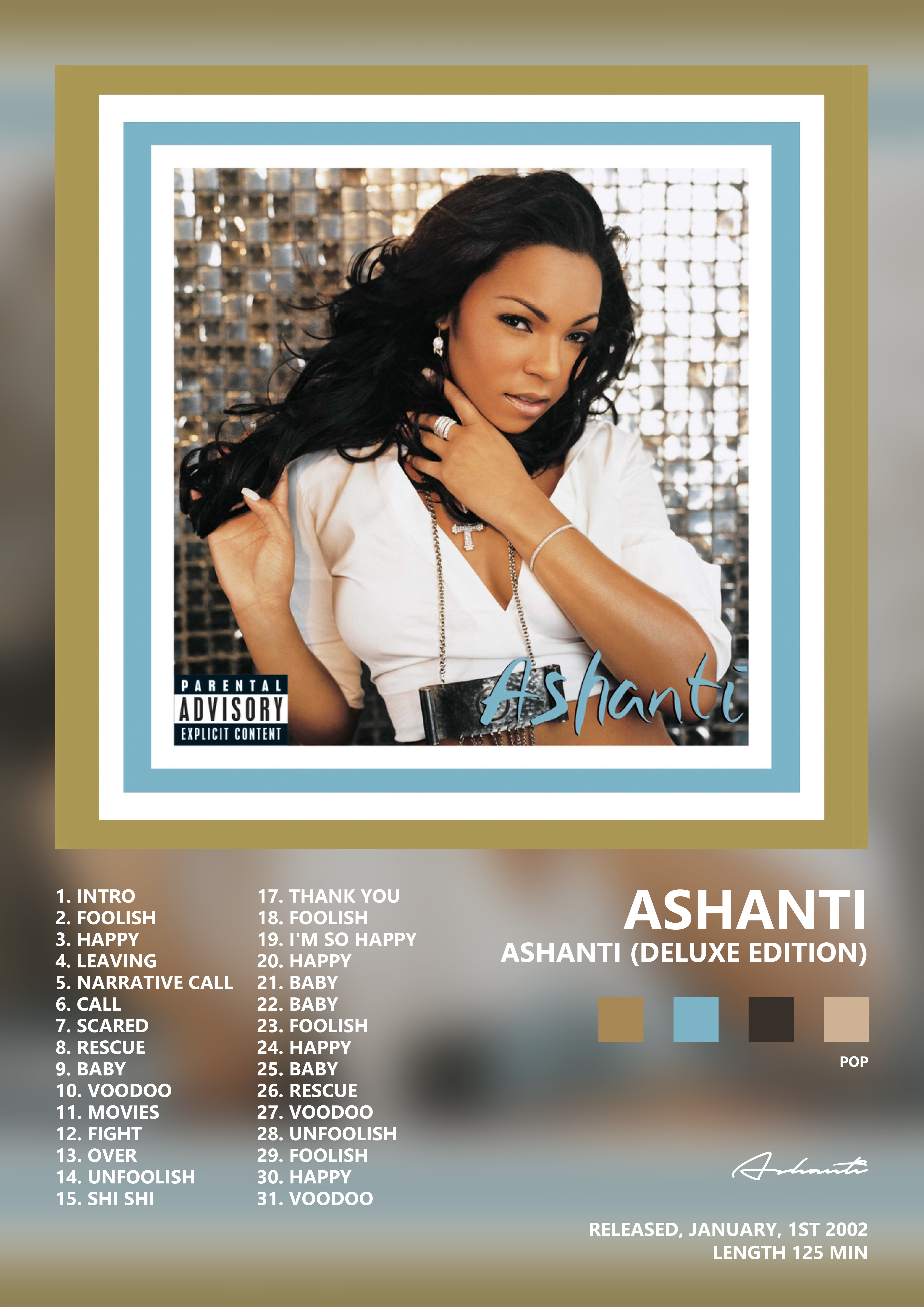 Music poster: Ashanti - Ashanti Deluxe Edition