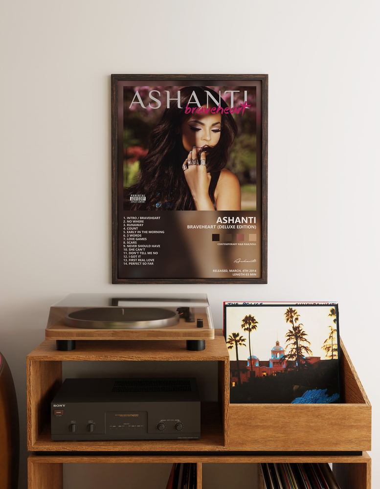 Music poster: Ashanti - Braveheart Deluxe Edition