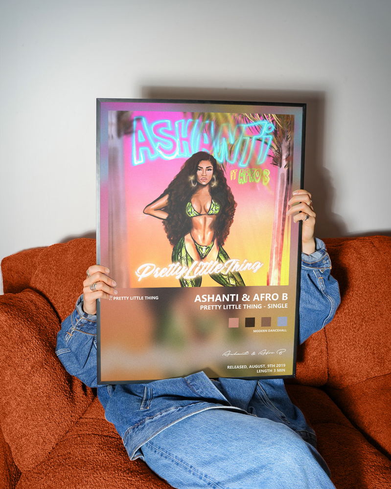 Music poster: Ashanti Afro B - Pretty Little Thing - Single