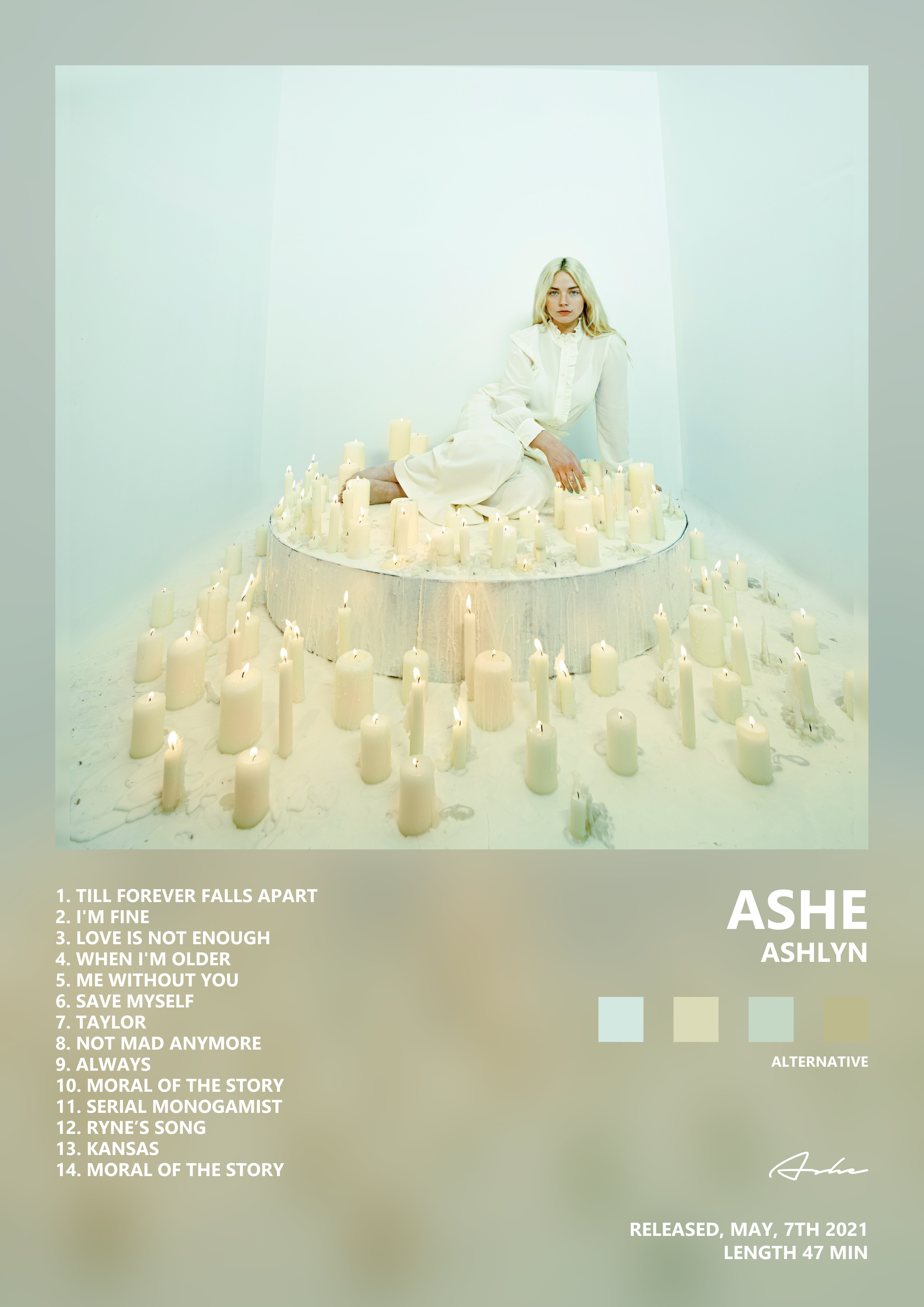 Music poster: Ashe - Ashlyn