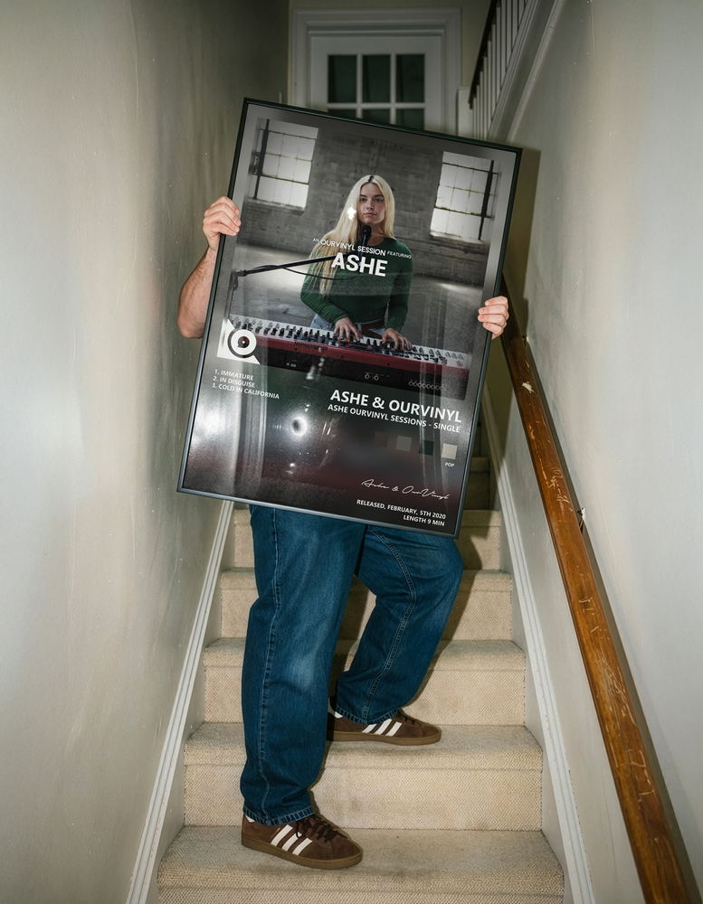 Music poster: Ashe OurVinyl - Ashe OurVinyl Sessions - Single