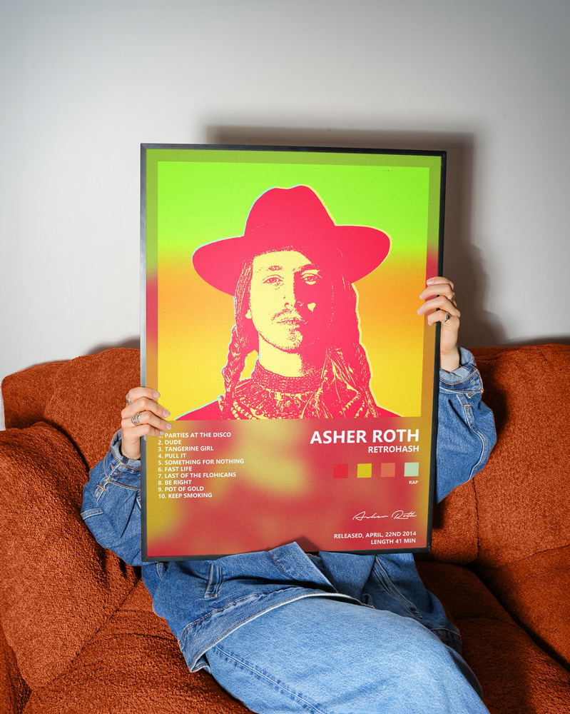 Music poster: Asher Roth - RetroHash
