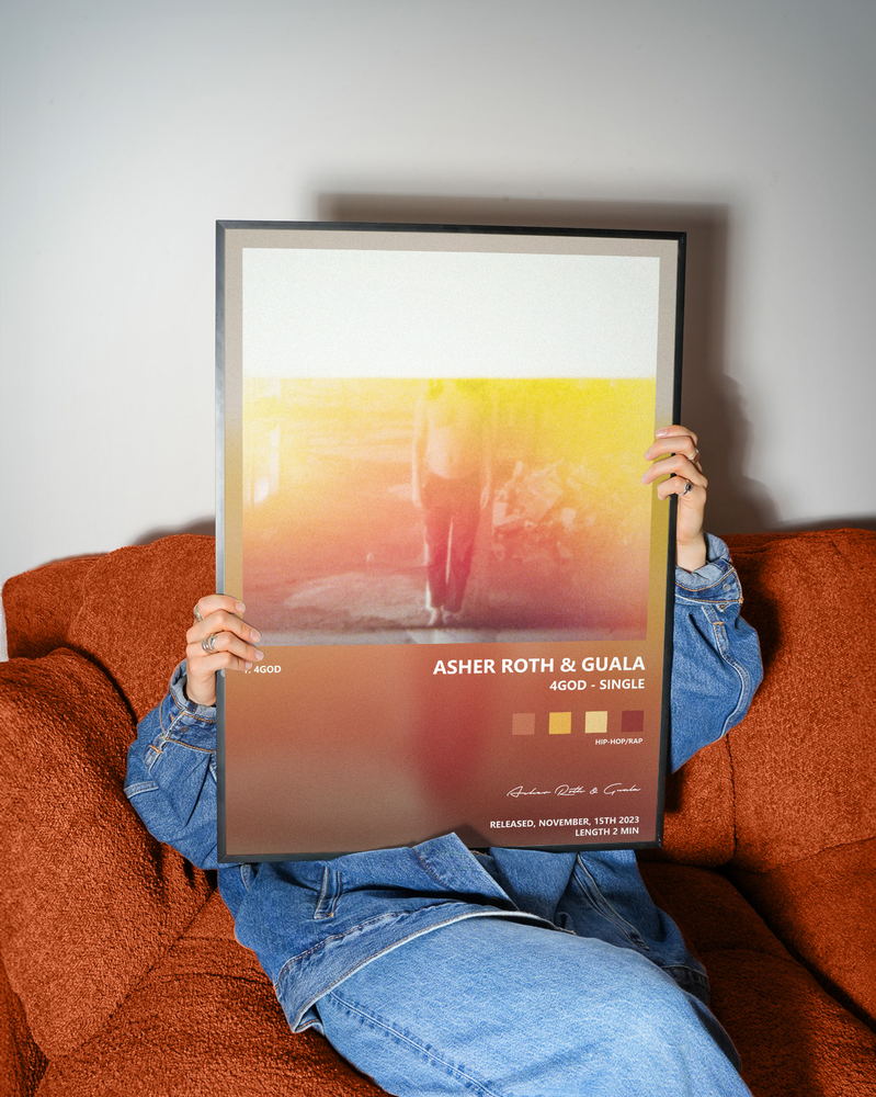 Music poster: Asher Roth Guala - 4God - Single