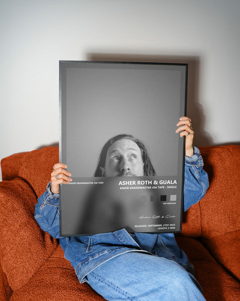 Music poster: Asher Roth Guala - Know Grandmaster 456 Tape - Single