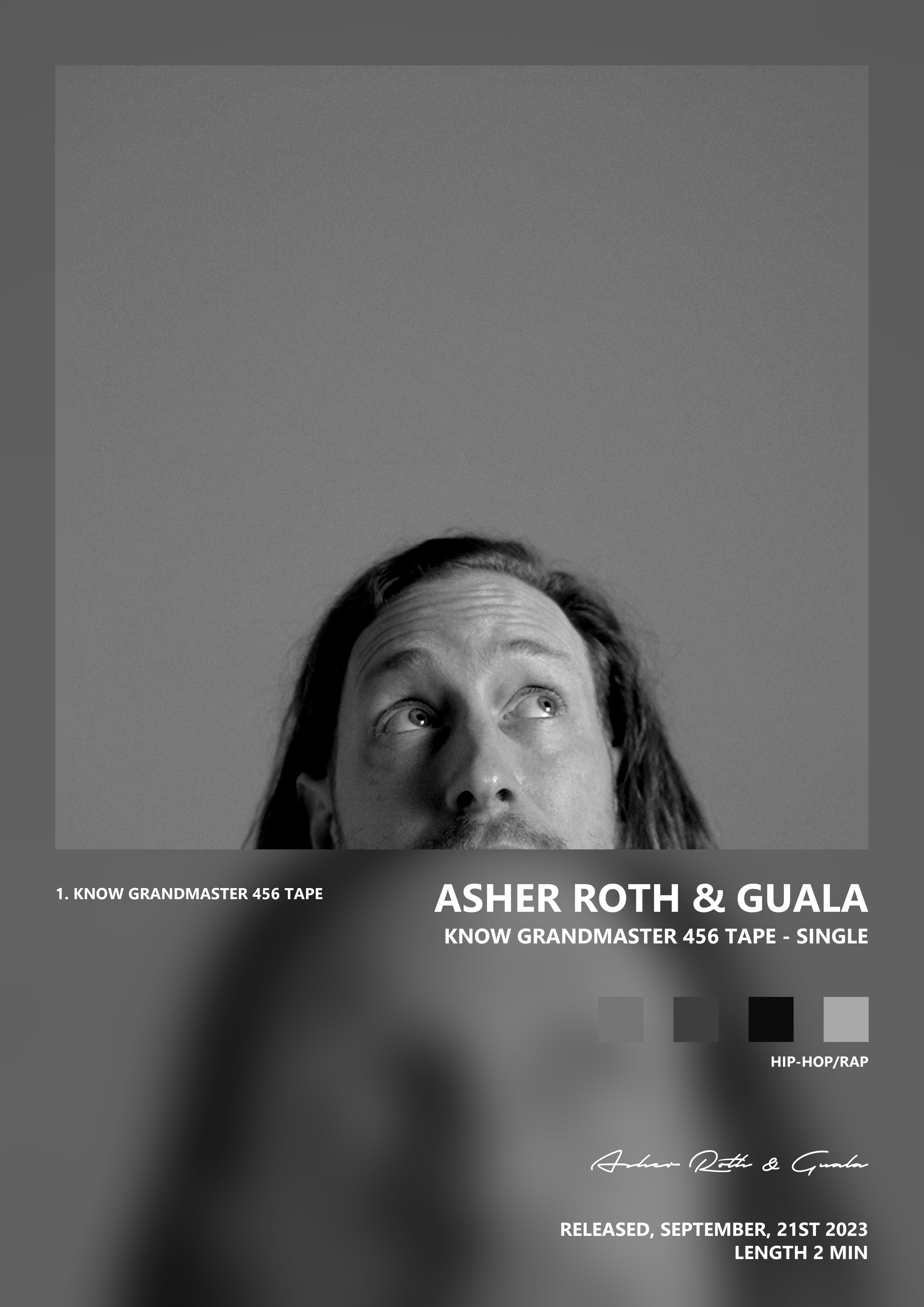 Music poster: Asher Roth Guala - Know Grandmaster 456 Tape - Single
