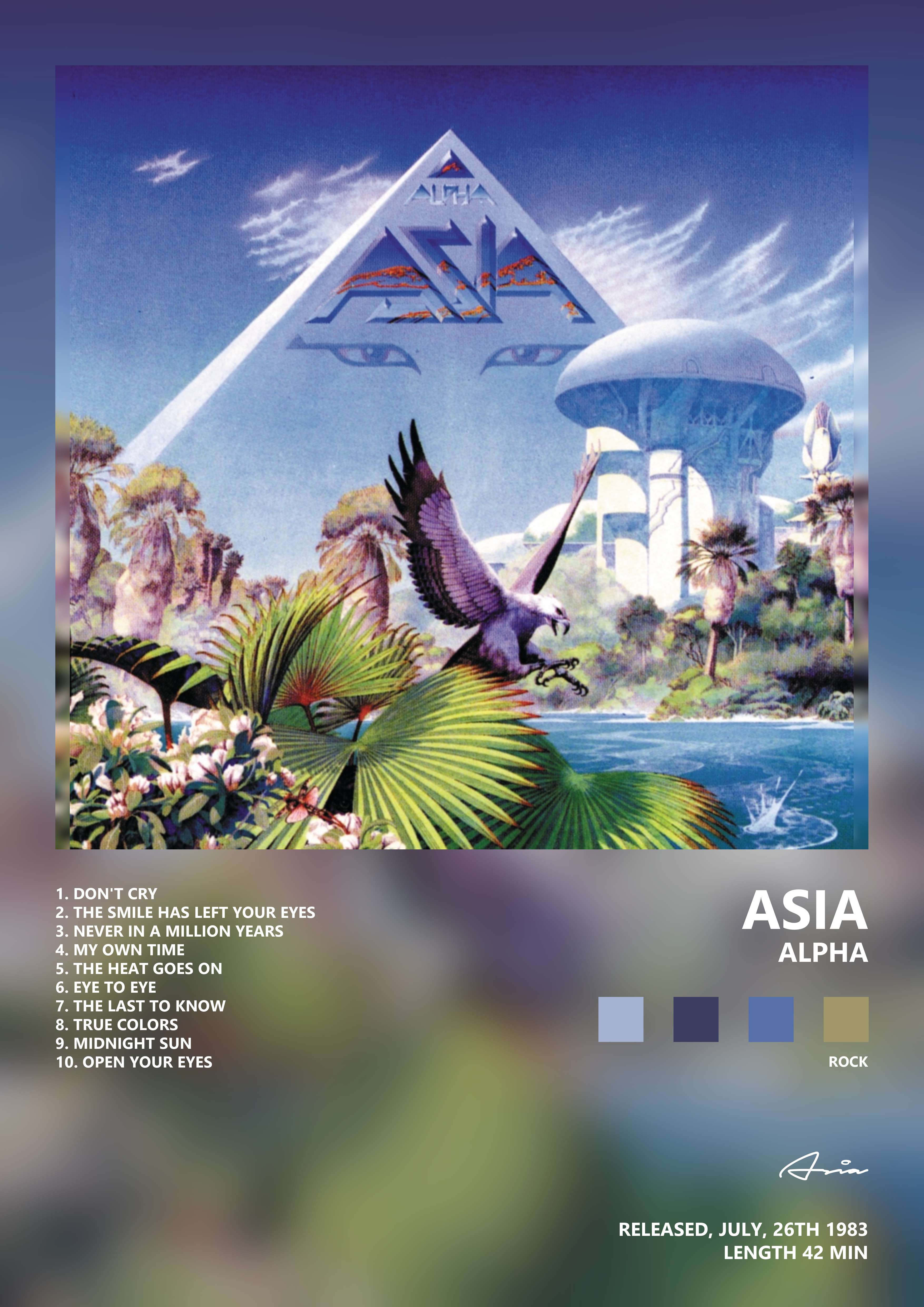 Music poster: Asia - Alpha