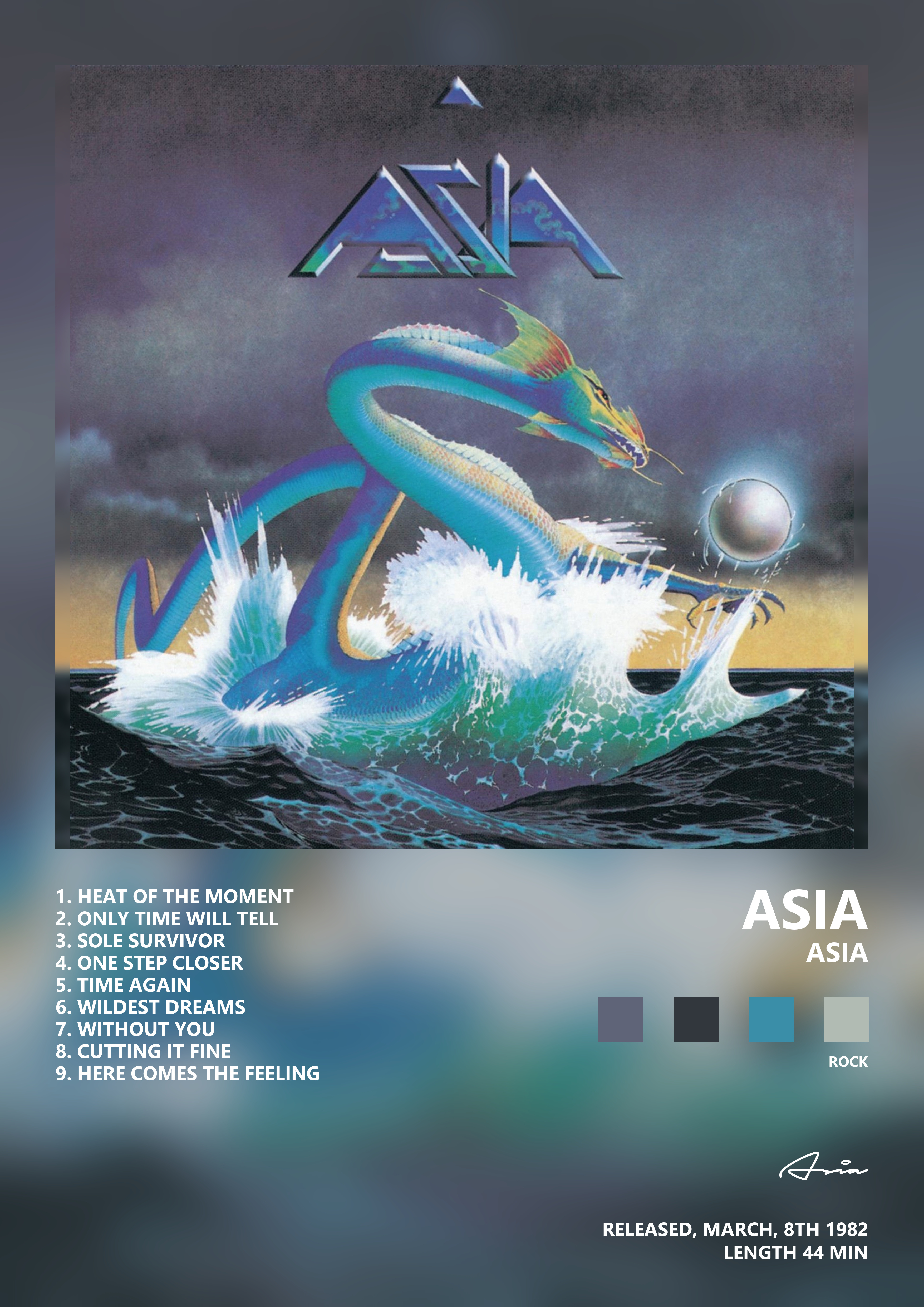 Music poster: Asia - Asia