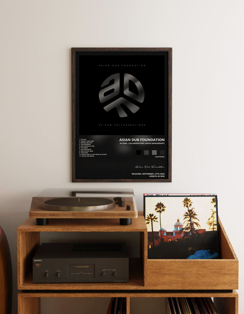 Music poster: Asian Dub Foundation - 94-Now Collaborations ADF30 Anniversary
