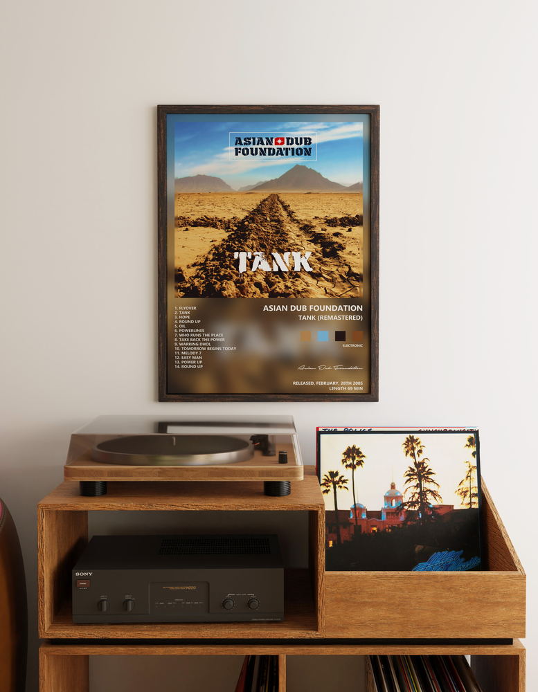 Music poster: Asian Dub Foundation - Tank Remastered