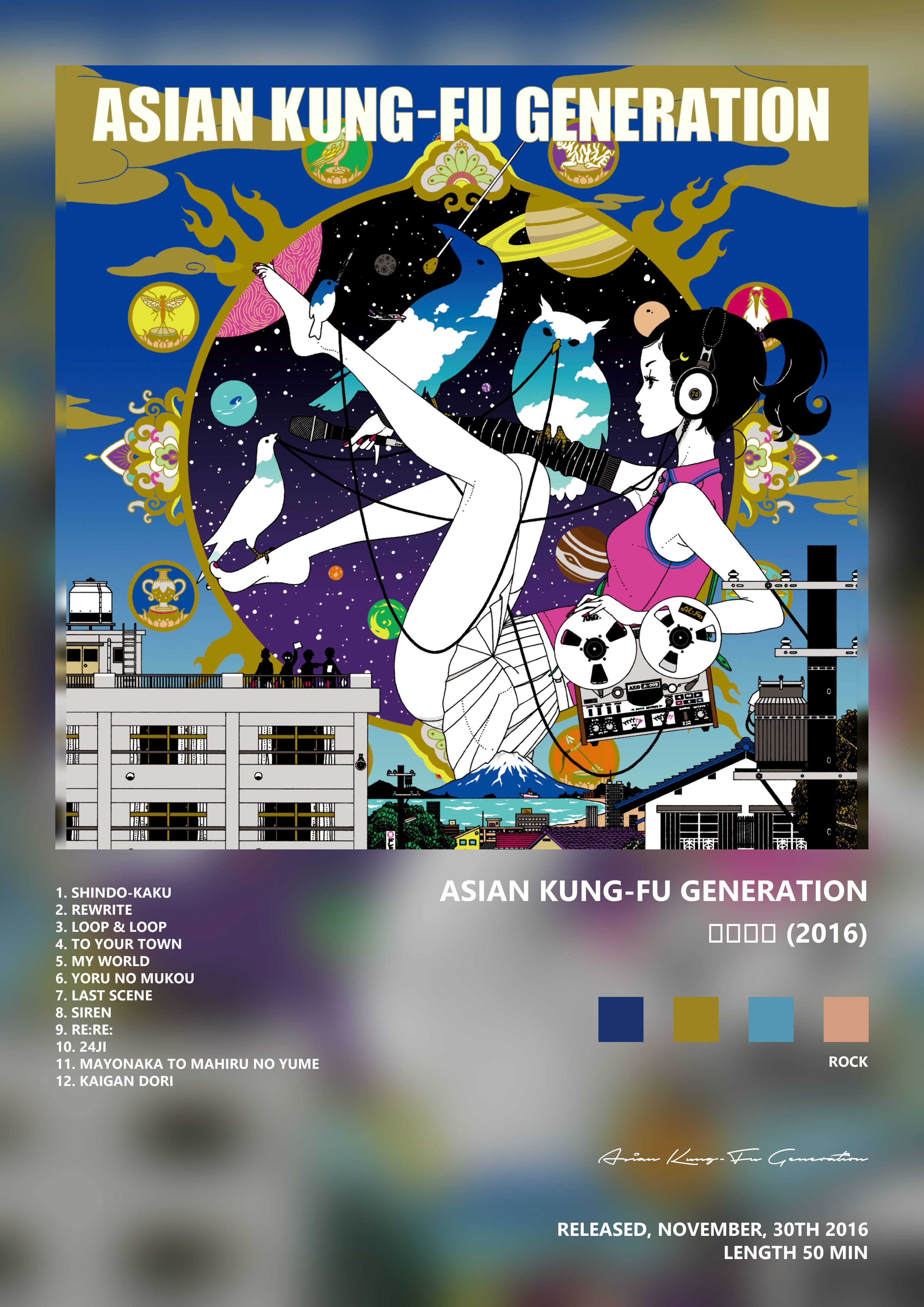 Music poster: Asian Kung-Fu Generation - ソルファ 2016