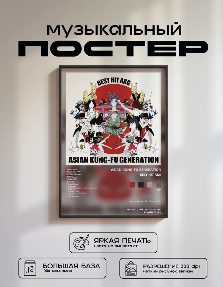 Music poster: Asian Kung-Fu Generation - BEST HIT AKG