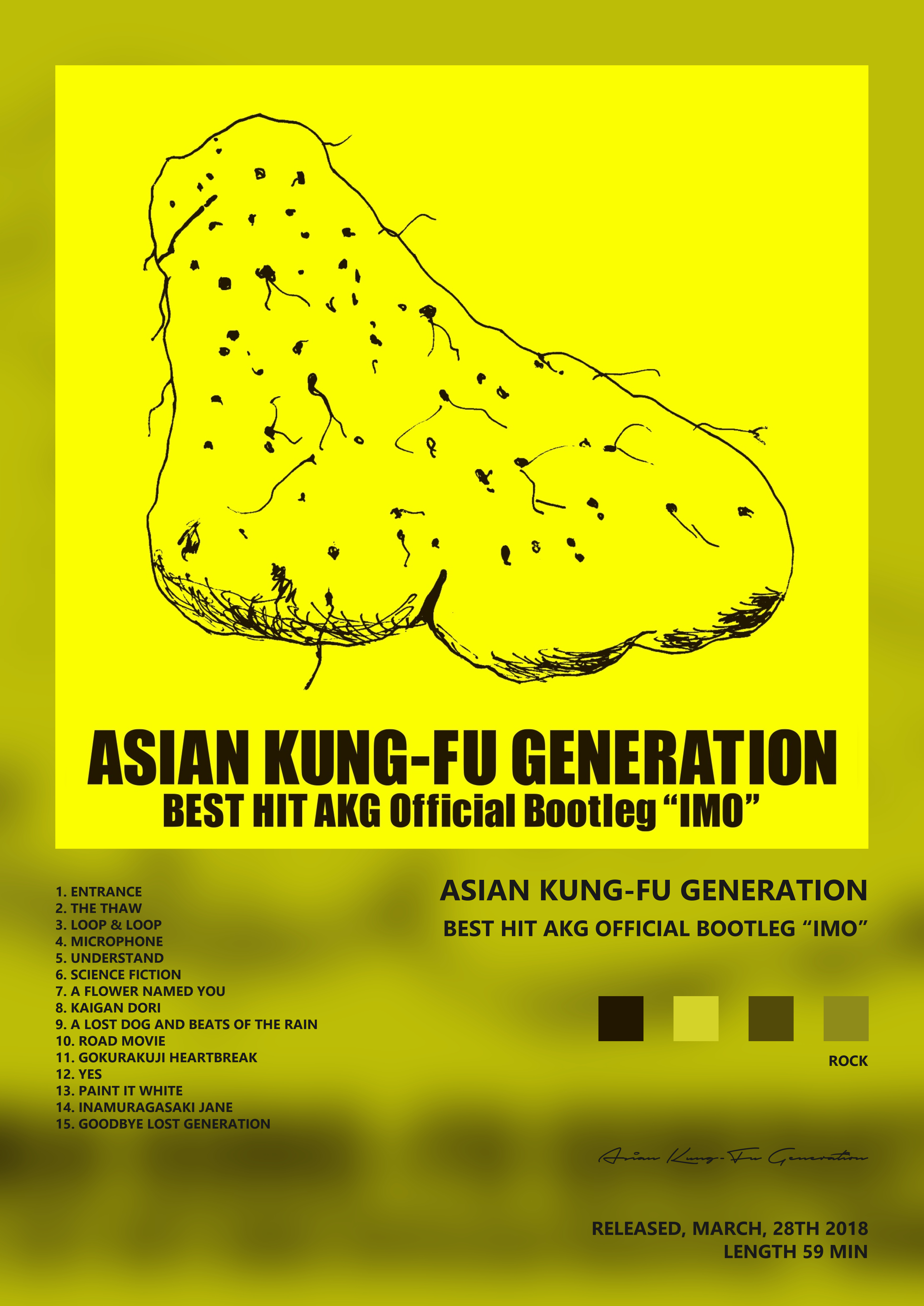 Music poster: Asian Kung-Fu Generation - BEST HIT AKG Official Bootleg IMO
