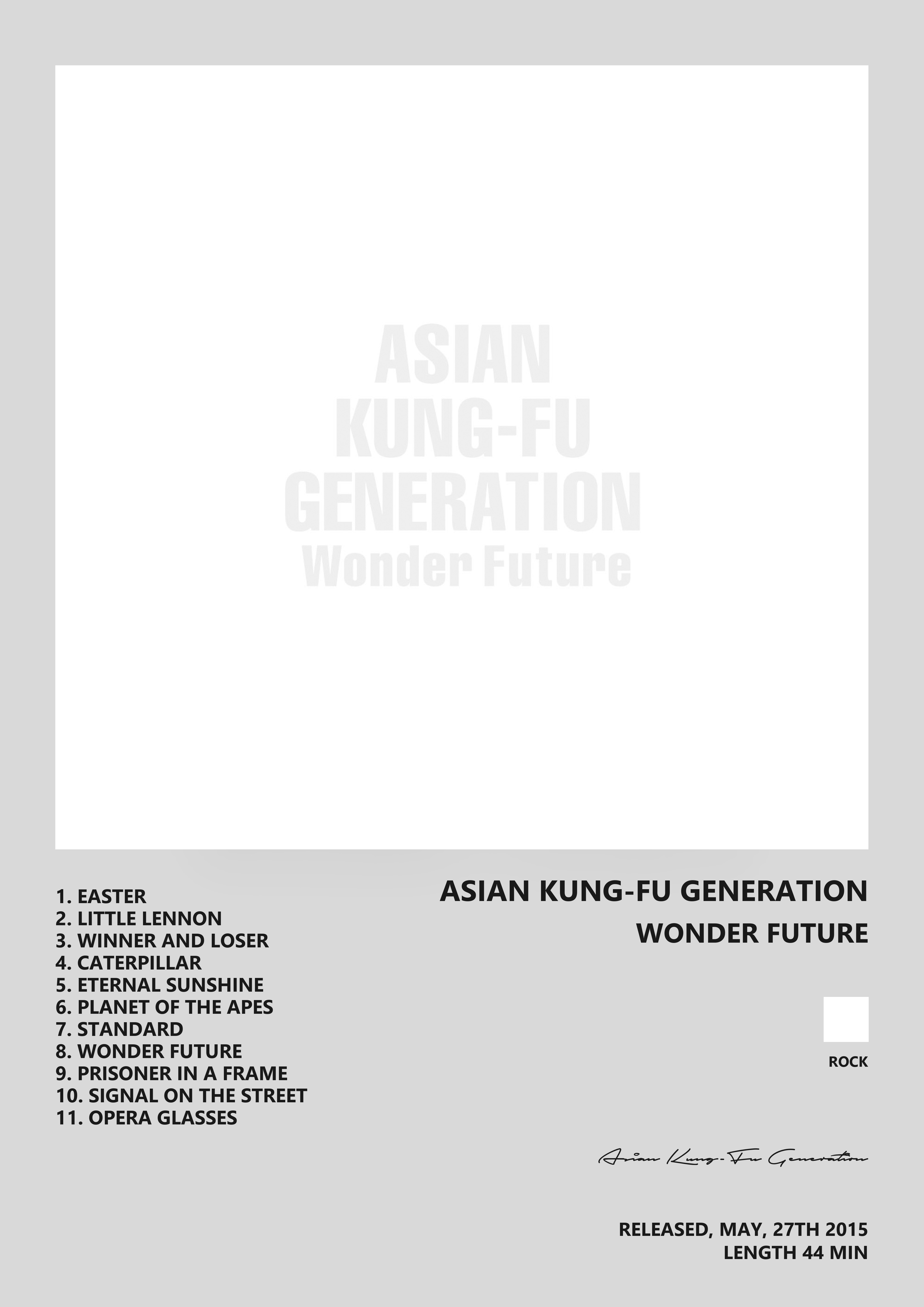 Music poster: Asian Kung-Fu Generation - Wonder Future
