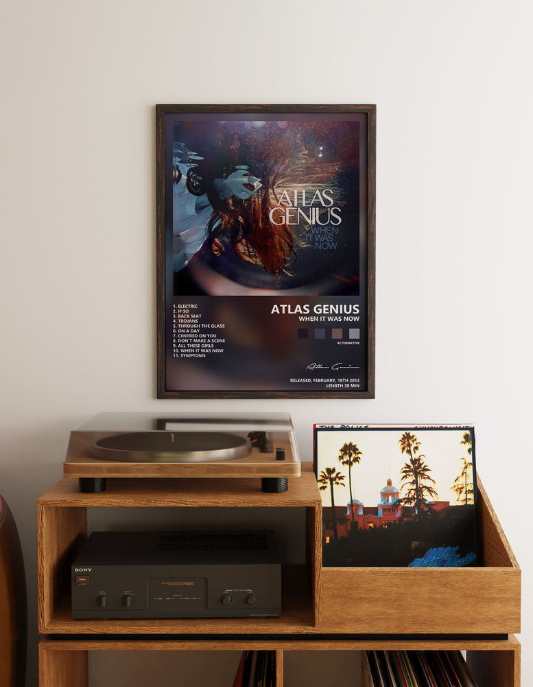 Music poster: Atlas Genius - When It Was Now