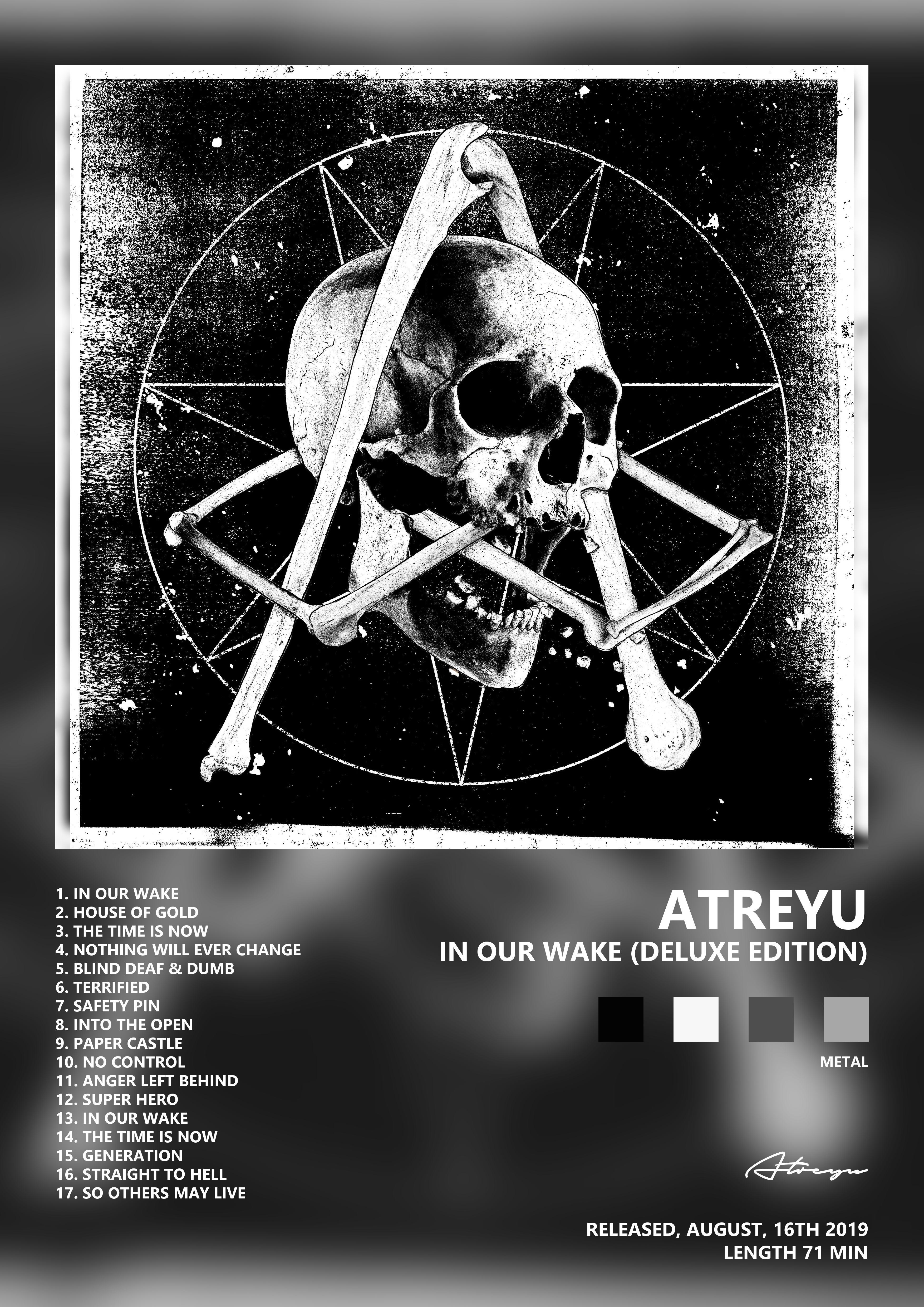 Music poster: Atreyu - In Our Wake Deluxe Edition