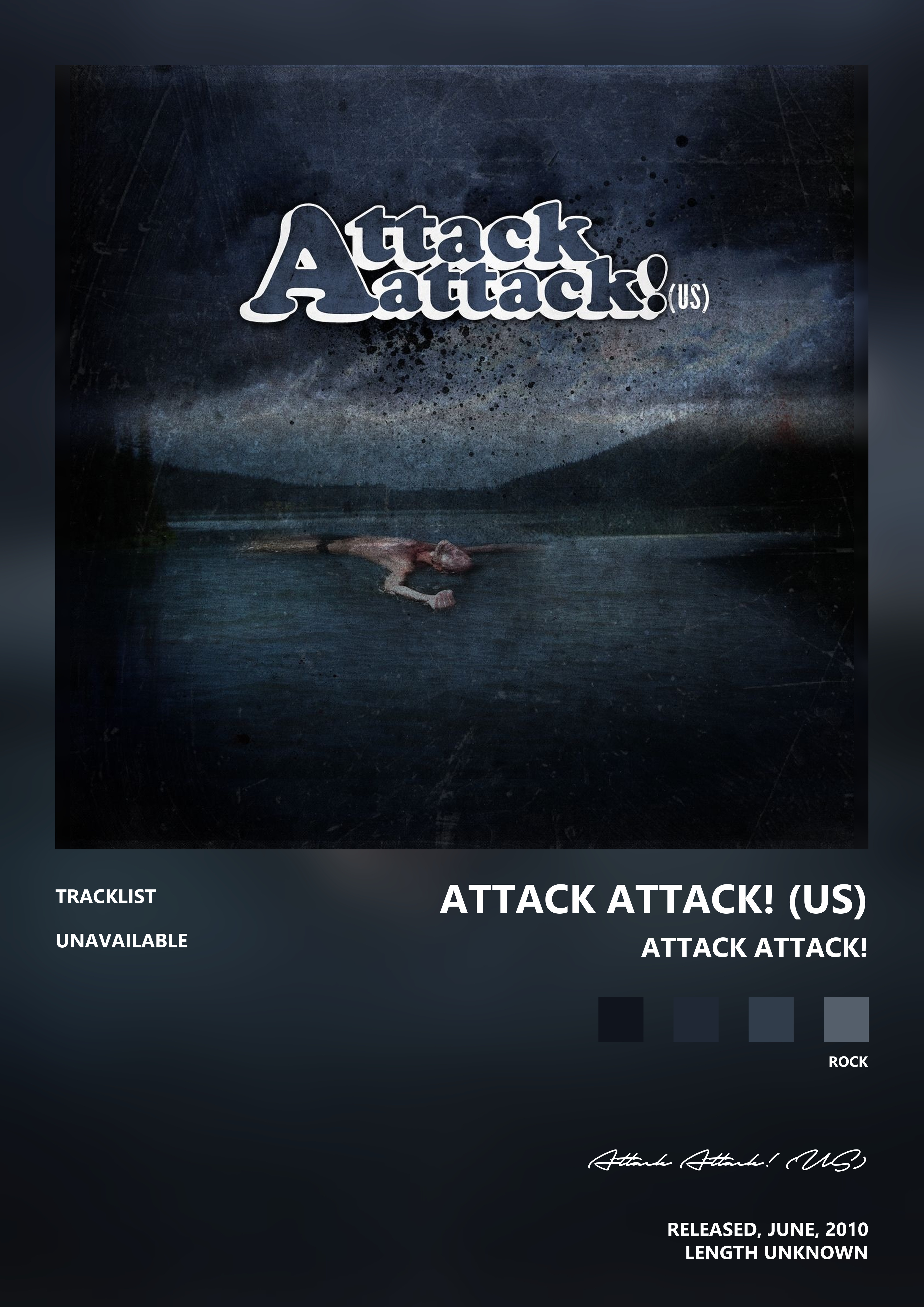Music poster: Attack Attack US - Attack Attack