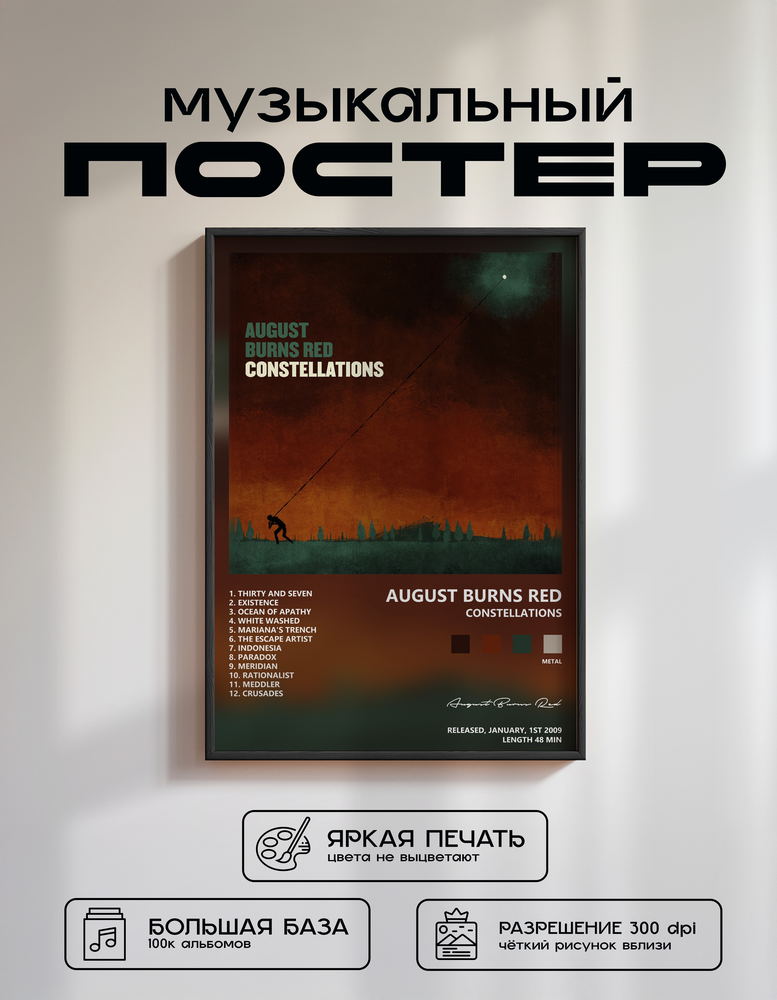Music poster: August Burns Red - Constellations