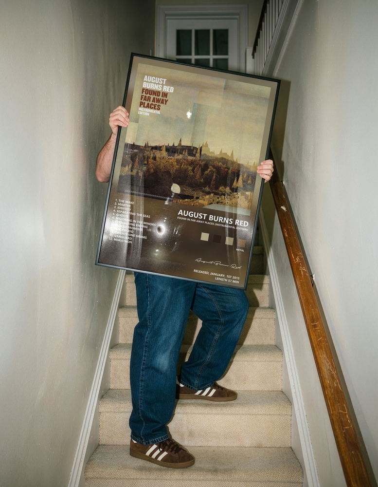 Music poster: August Burns Red - Found in Far Away Places Instrumental Edition