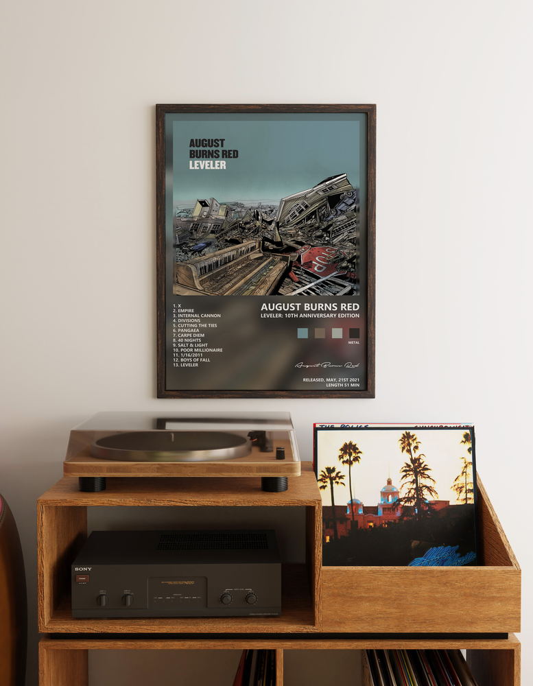 Music poster: August Burns Red - Leveler 10th Anniversary Edition