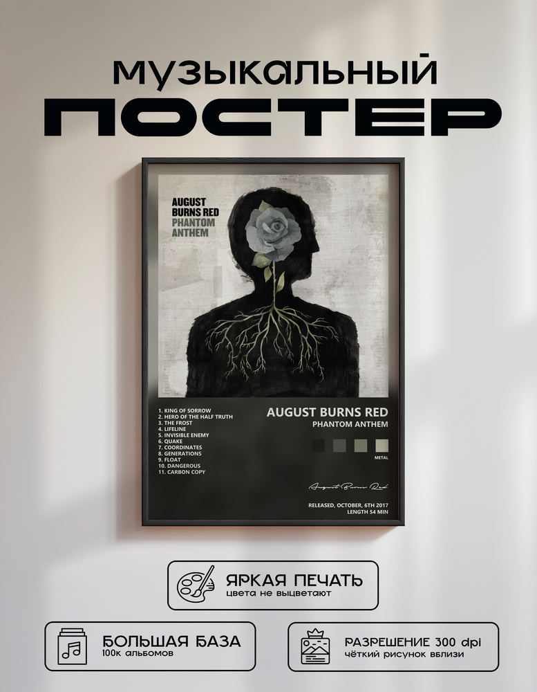 Music poster: August Burns Red - Phantom Anthem
