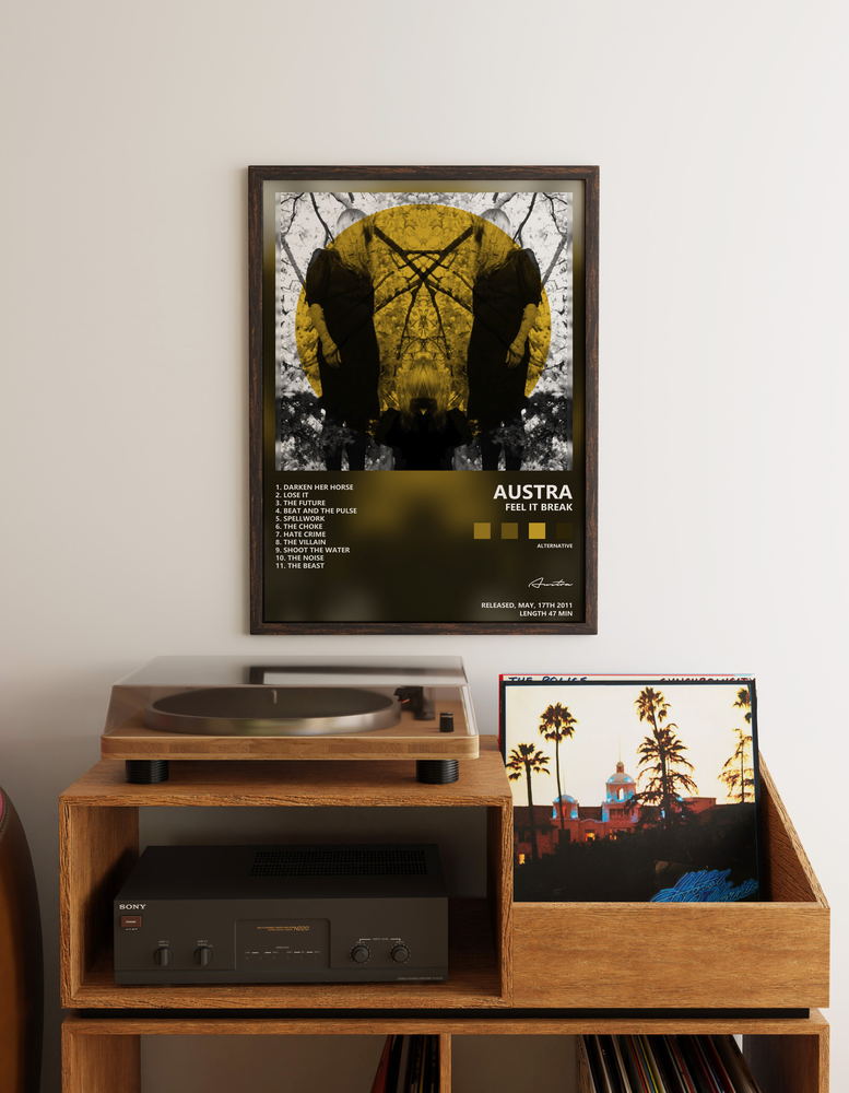 Music poster: Austra - Feel It Break