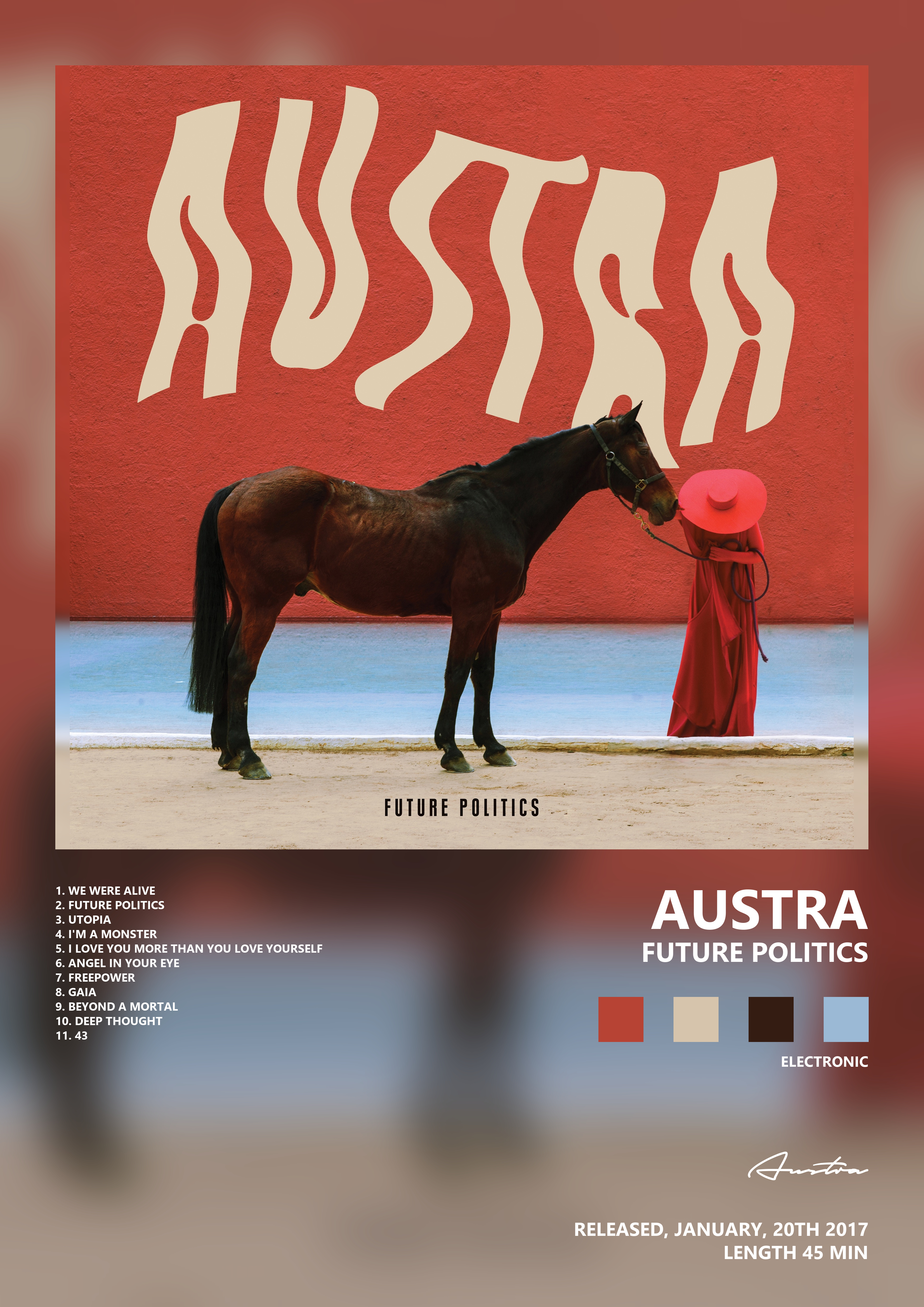 Music poster: Austra - Future Politics