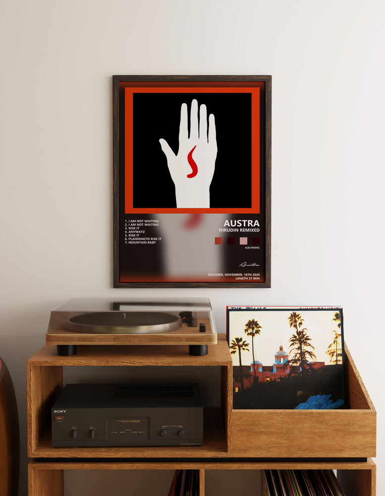 Music poster: Austra - Hirudin Remixed