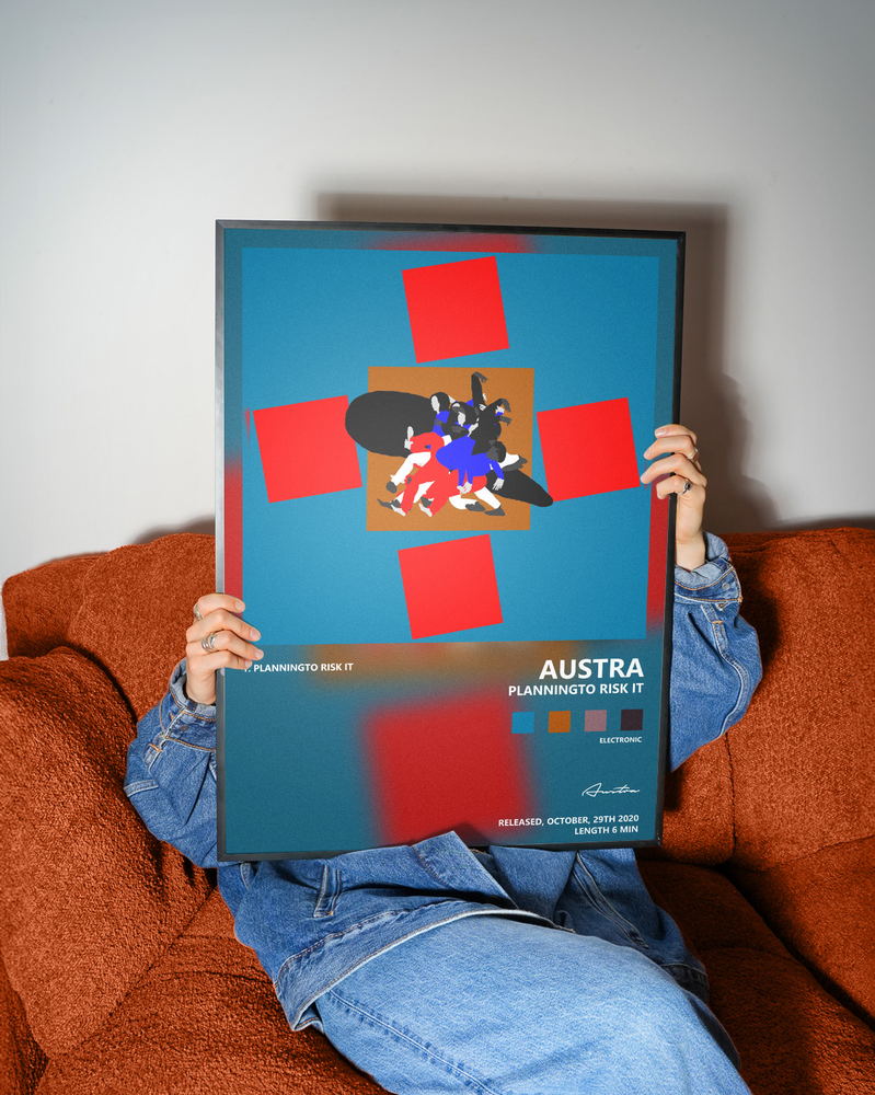 Music poster: Austra - Planningto Risk It