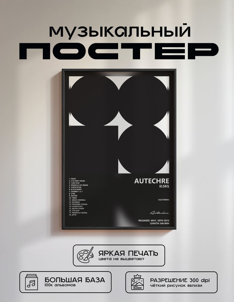 Music poster: Autechre - Elseq