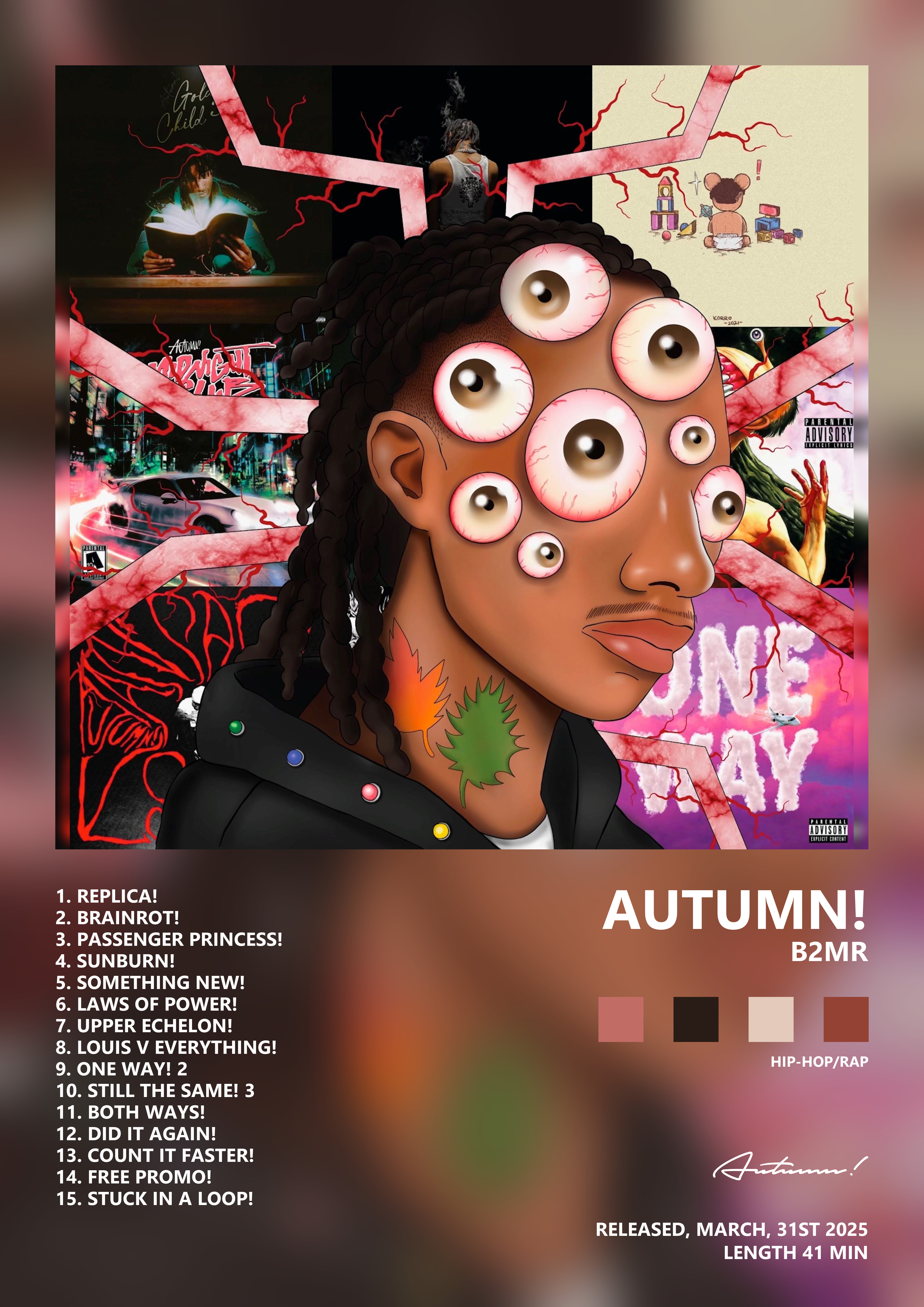 Music poster: Autumn - B2MR