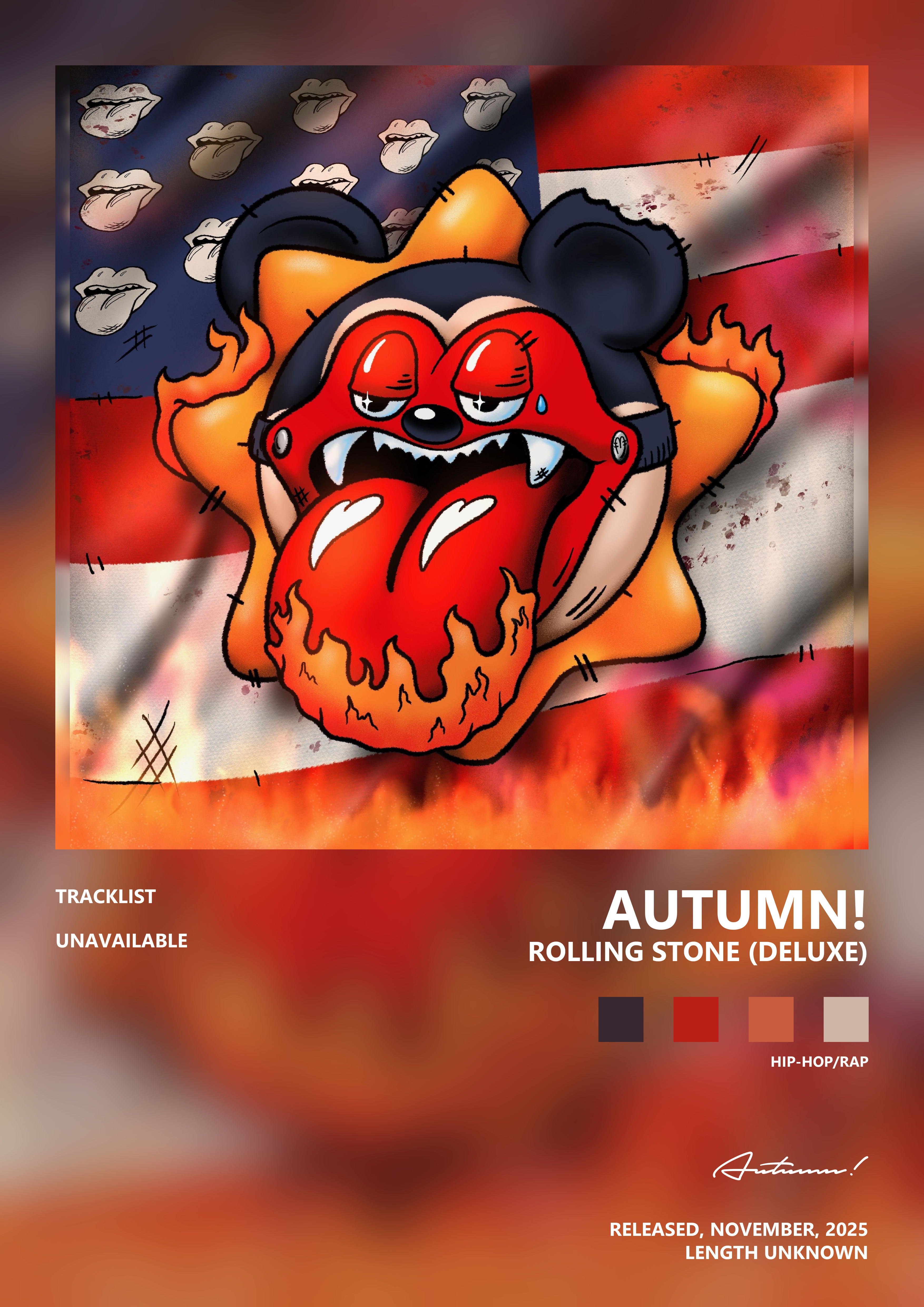 Music poster: Autumn - Rolling Stone Deluxe