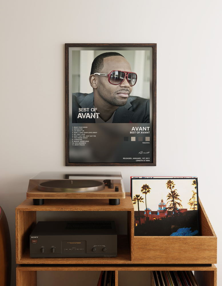 Music poster: Avant - Best of Avant
