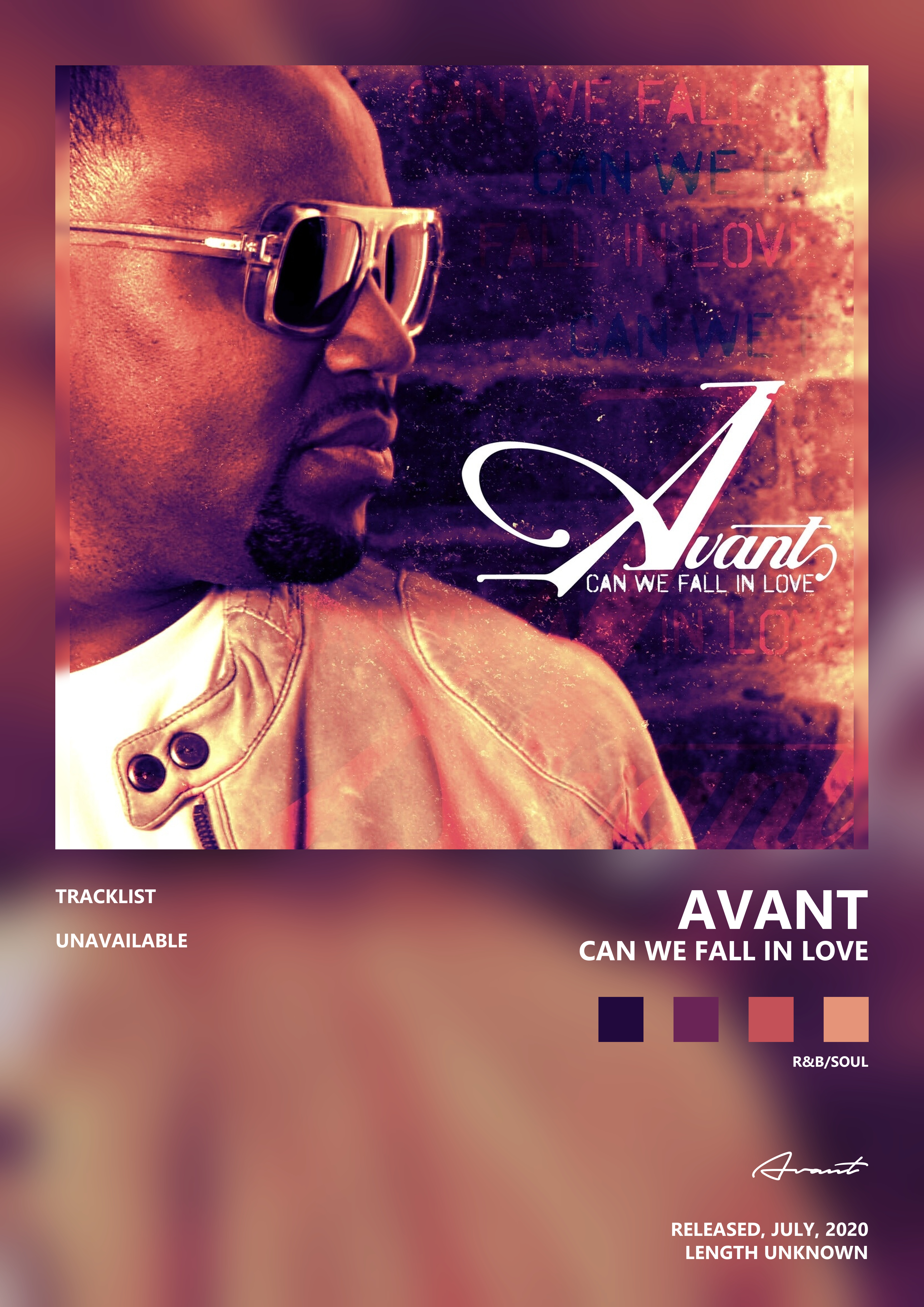 Music poster: Avant - Can We Fall In Love
