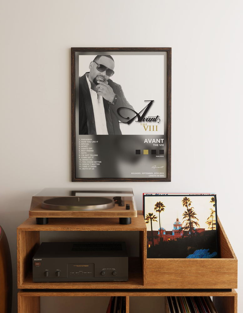 Music poster: Avant - The VIII