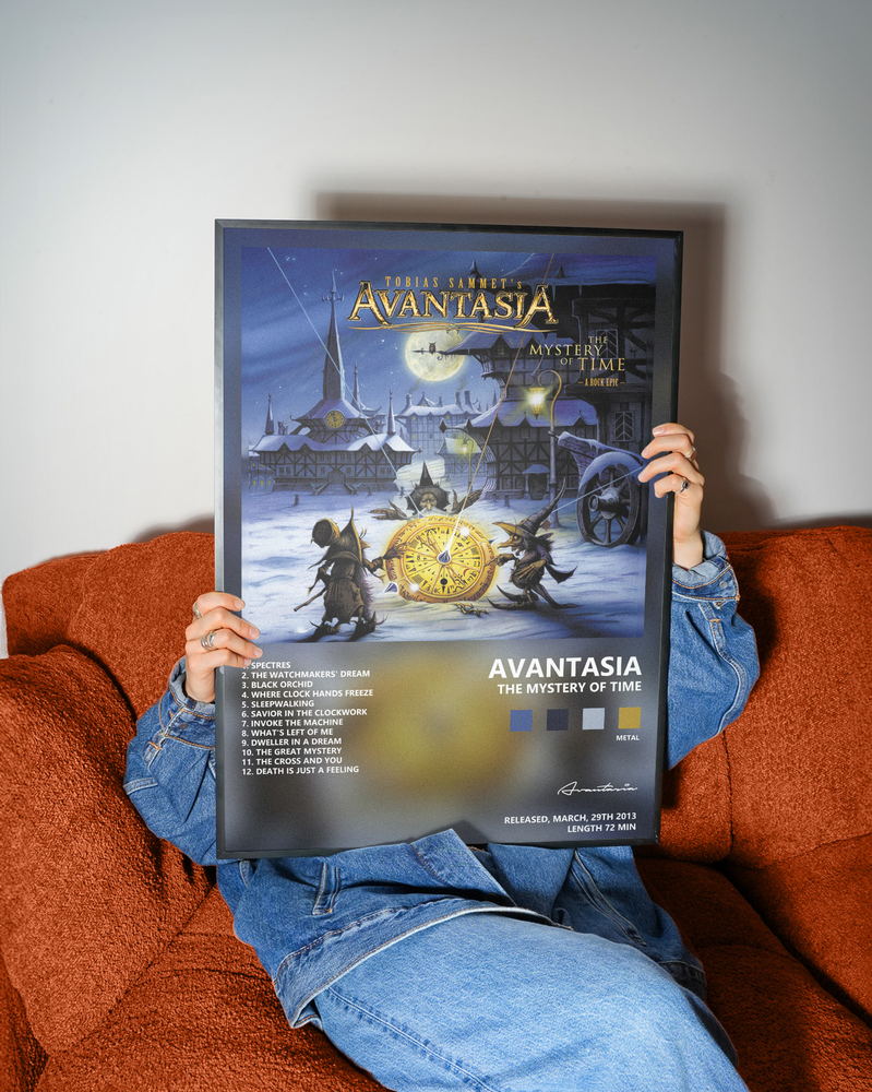 Music poster: Avantasia - The Mystery of Time