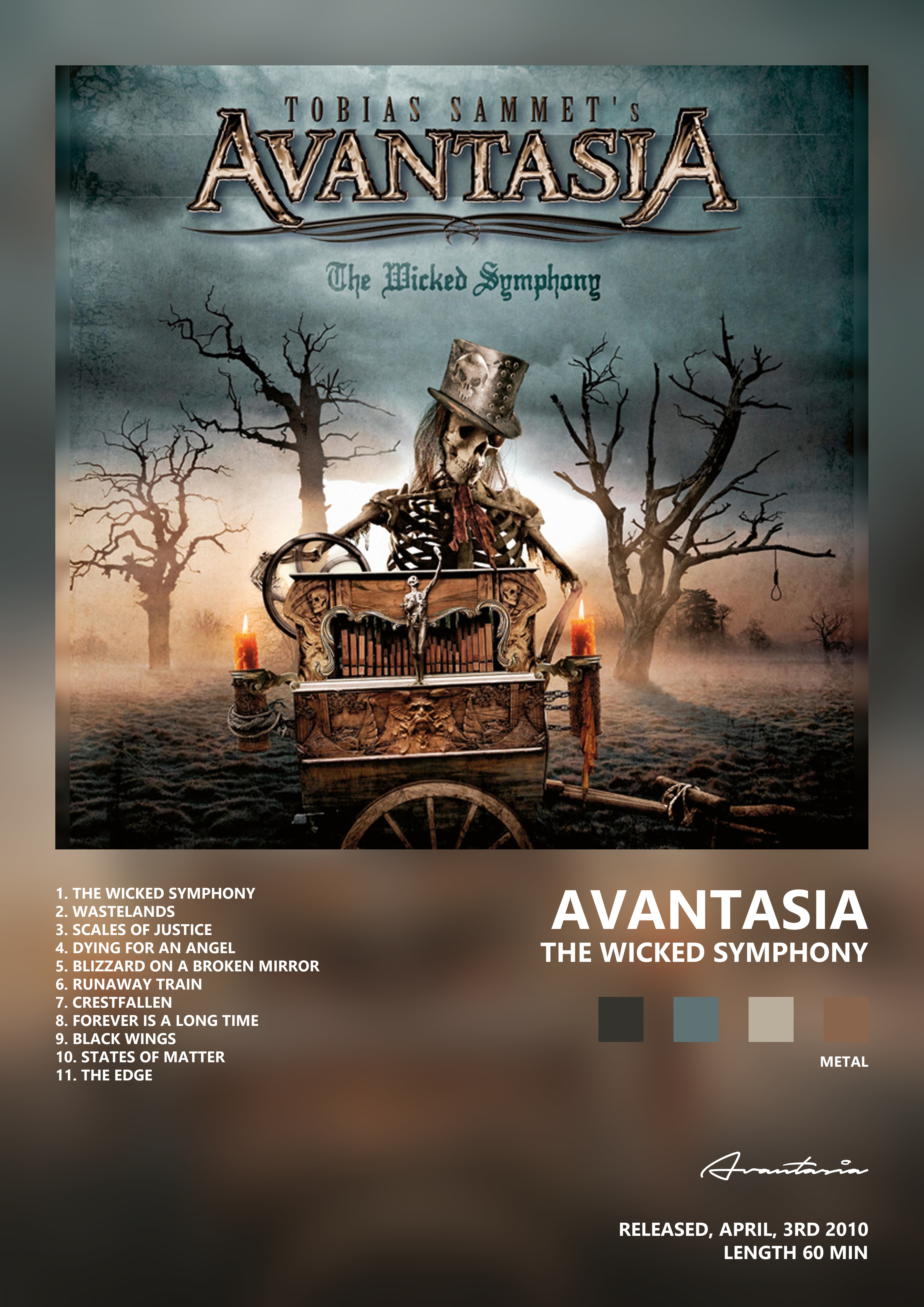 Music poster: Avantasia - The Wicked Symphony